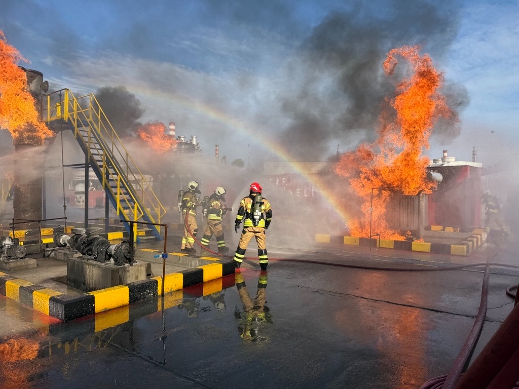 Firefighter training