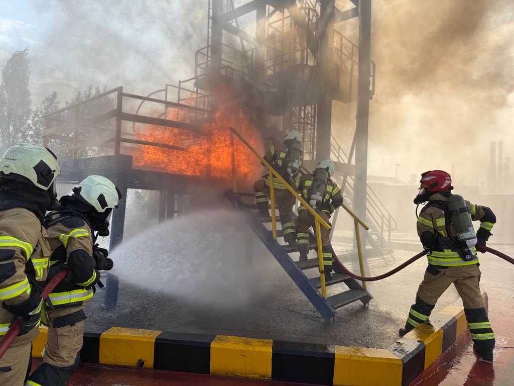Firefighter training