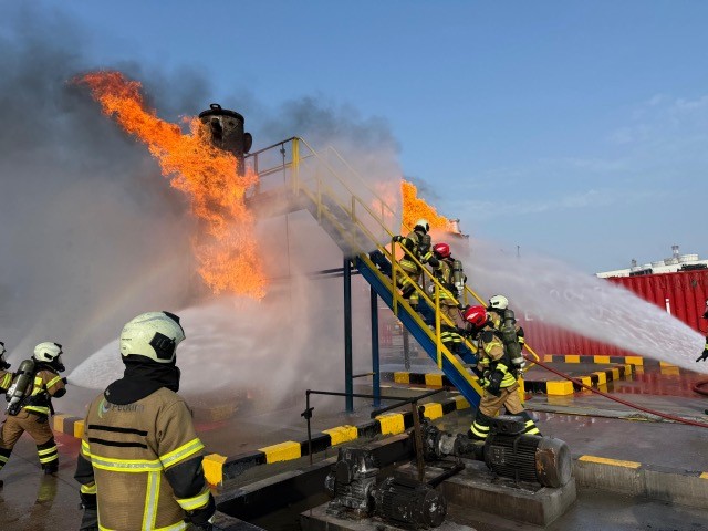 Firefighter training