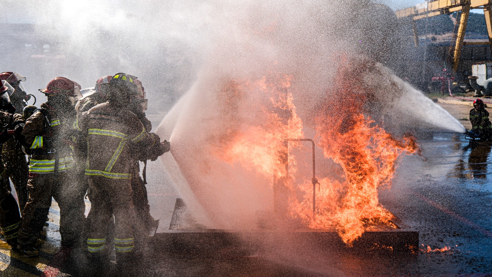 Firefighter training